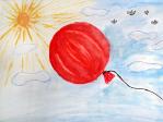 Рассказ Красный шарик в синем небе