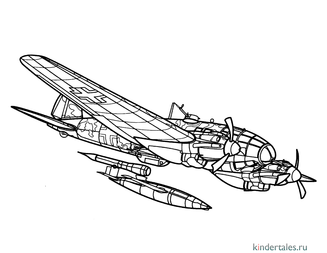 Бомбардировщик Хейнкель HE-111H-22