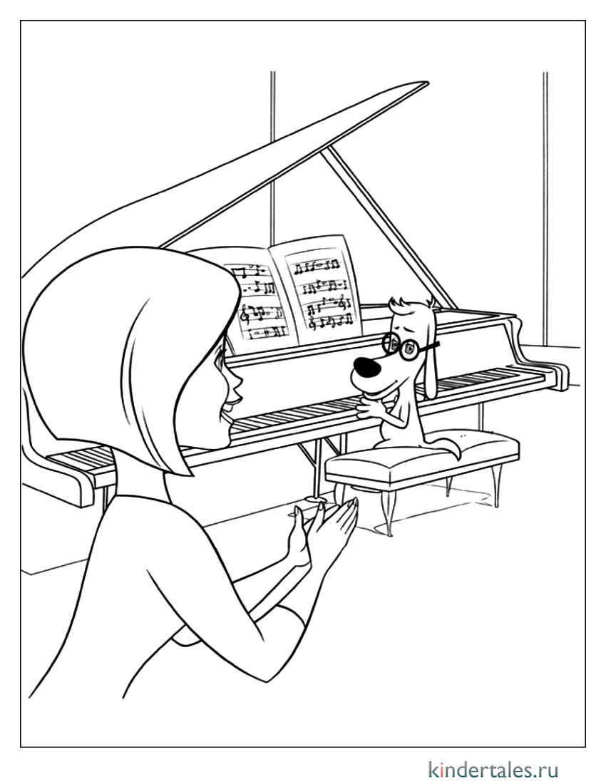 Мистер Пибоди за роялем