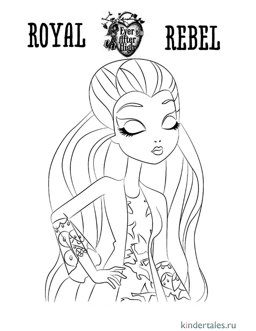 ever after high raven queen drawing