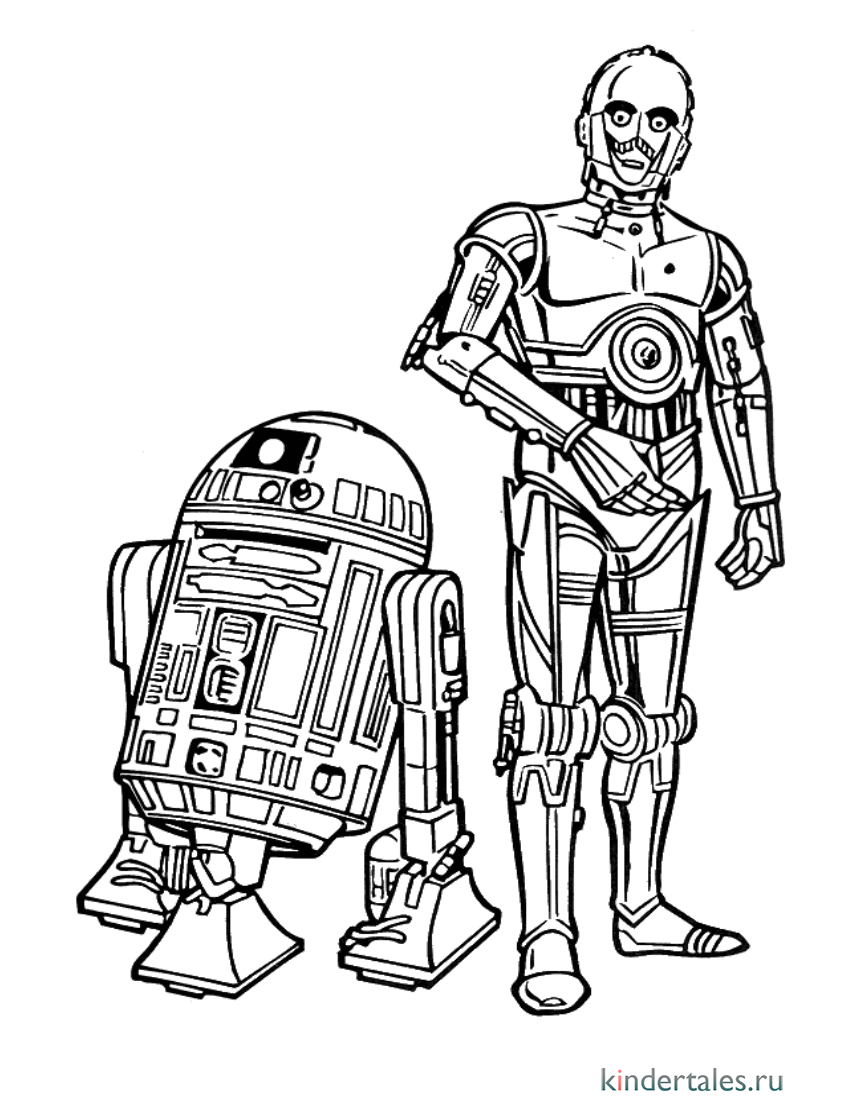 Роботы R2D2 и 3PO