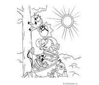 Бараш, Ёжик и Крош лезут на дерево