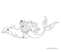Барби приключения русалочки Мерлия и дельфин