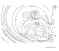 Барби приключения русалочки Мерлия серфенгистка