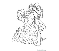 Блум и Скай танцуют