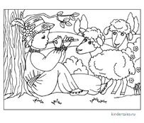 Дети и животные - Овцы