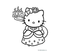 Hello Kitty и замок