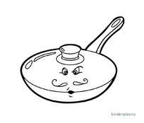 Забавная посуда - Сковородка