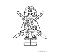 Зеленый ниндзя из серии Lego Ninjago